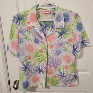 🌟Vintage Floral Blouse Size 8